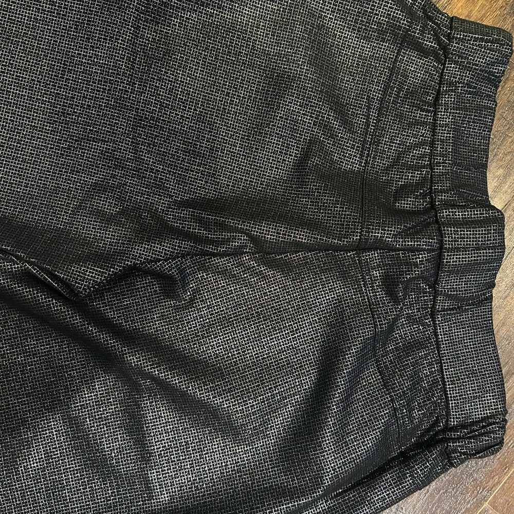 Joseph Ribkoff Black Shimmer Pants - Picture 4 of 4